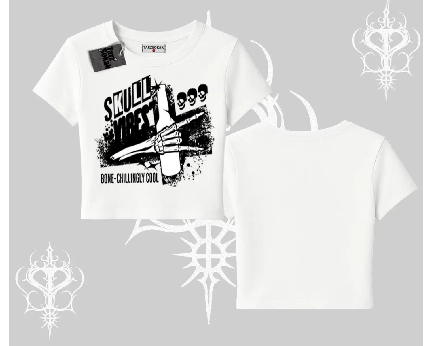 Babby Tee Tshirt Skull Impact Bone Chilling Street Icon