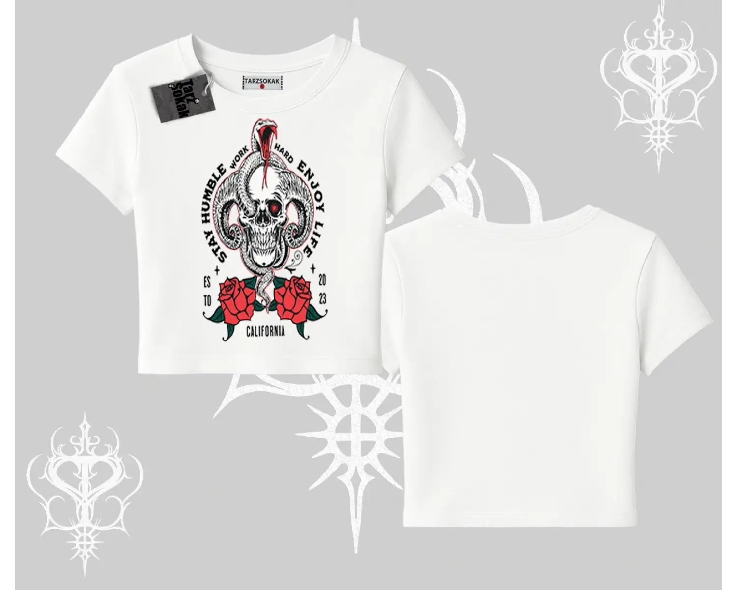 Babby Tee Tshirt Stay Humble Work Hard Enjoy Life