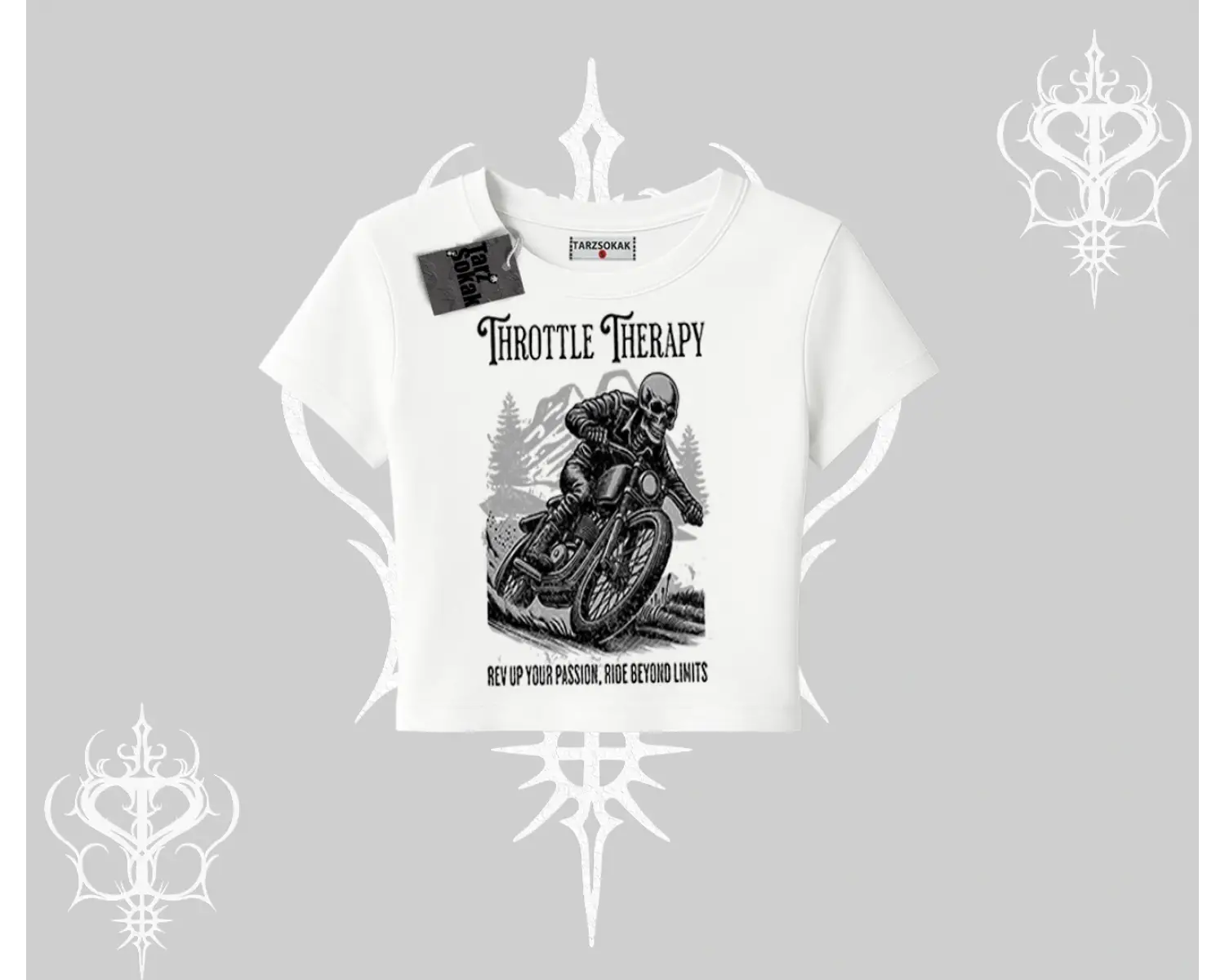 Babby Tee Tshirt Throttle Therapy No Brakes Just Freedom