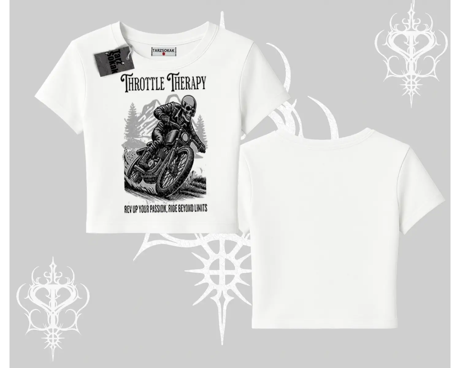 Babby Tee Tshirt Throttle Therapy No Brakes Just Freedom