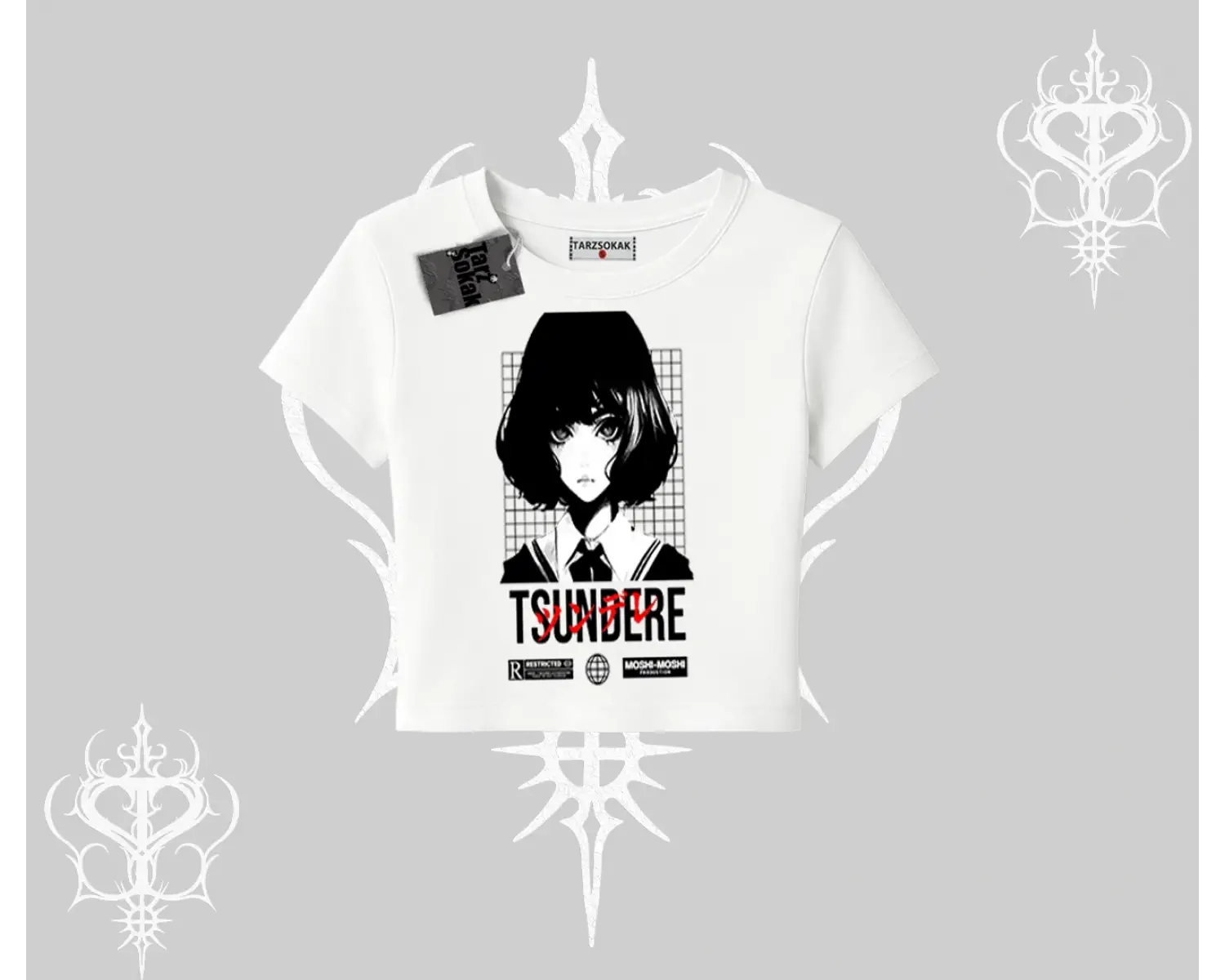 Babby Tee Tshirt Tsundere Anime Japanese Style Baskılı