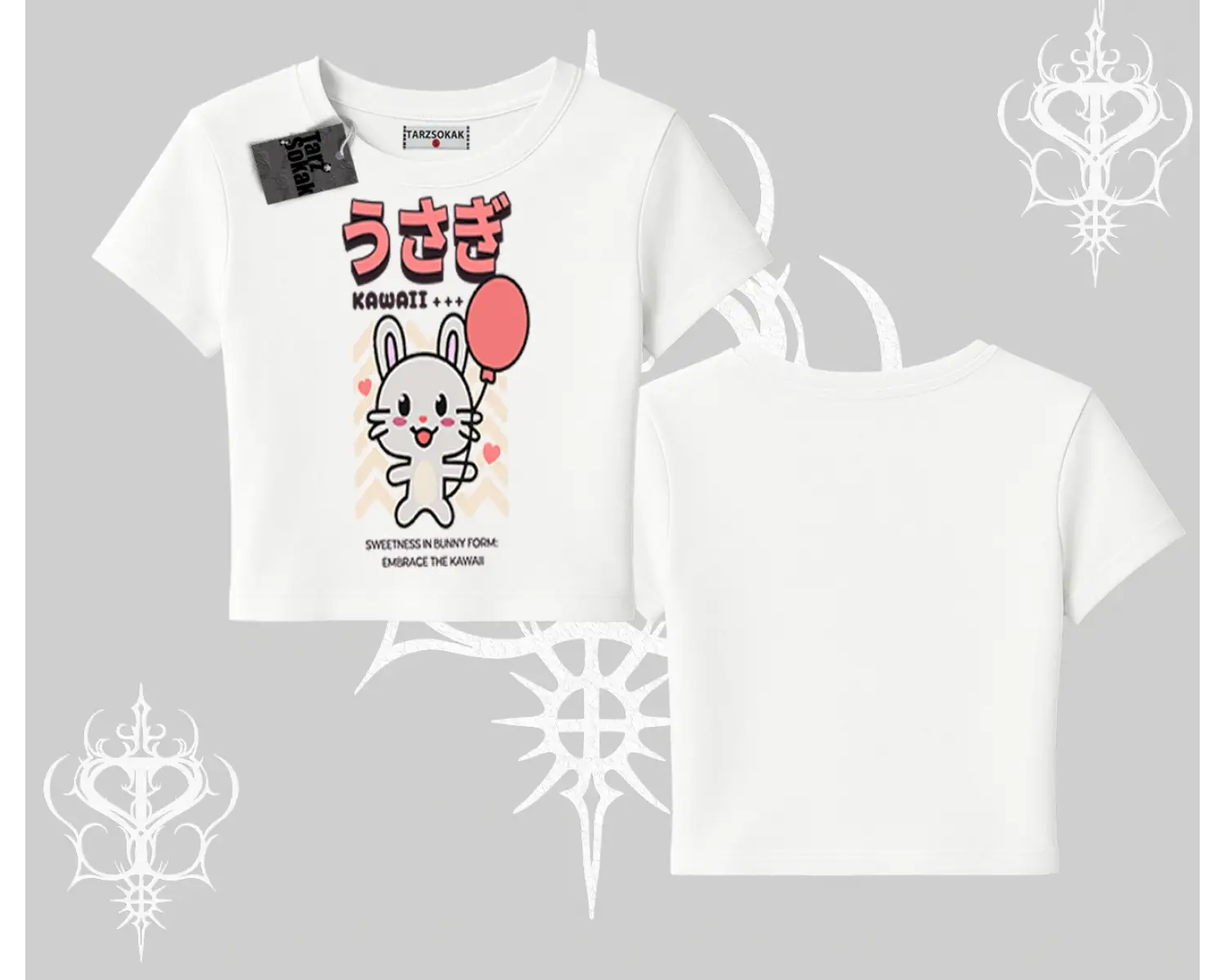 Babby Tee Tshirt Usagi Kawaii Cute Heart Energy