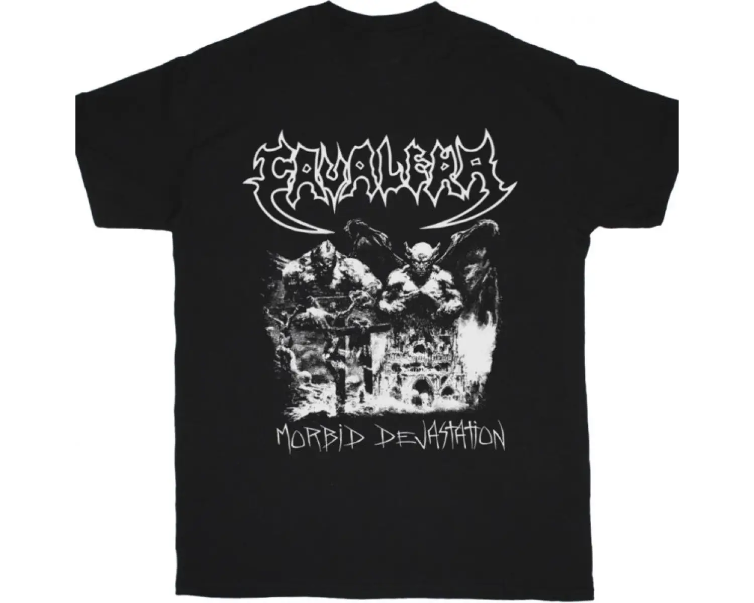 BABYMETAL GALAXY DEATH WARRIORS NEW BLACK T-SHIRT ÖN VE ARAKA BASKILI