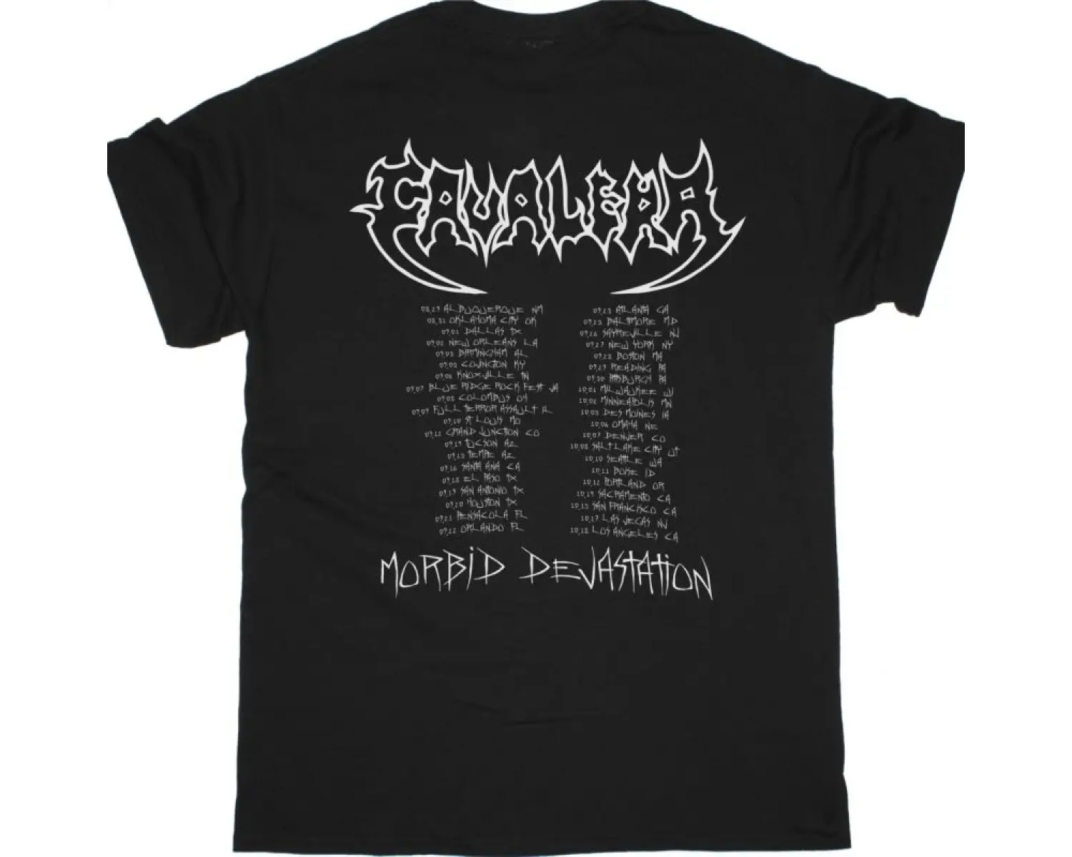 BABYMETAL GALAXY DEATH WARRIORS NEW BLACK T-SHIRT ÖN VE ARAKA BASKILI