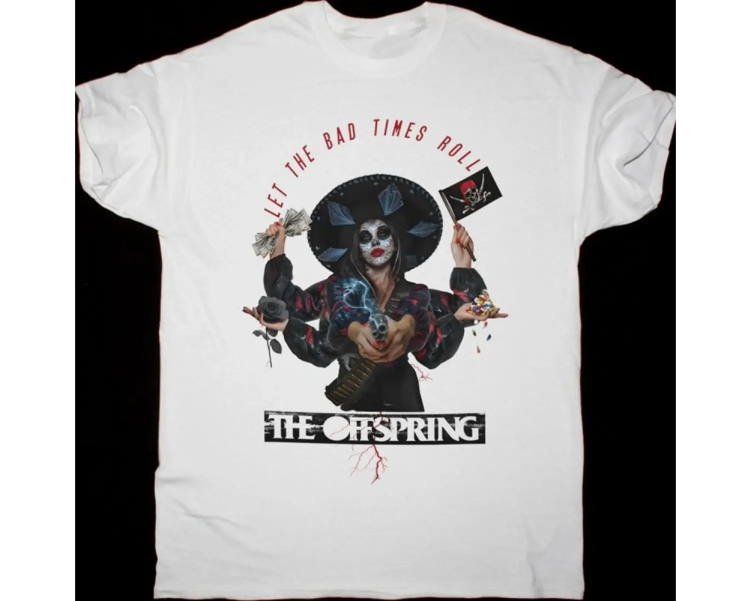BABYMETAL METAL GOD NEW BLACK T-SHIRT ÖN BASKILI
