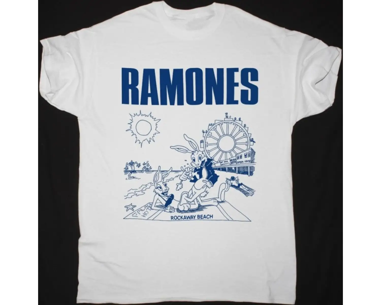 BAD COMPANY DANGEROUS AGE 1988 NEW WHITE T SHIRT ÖN VE ARAKA BASKILI