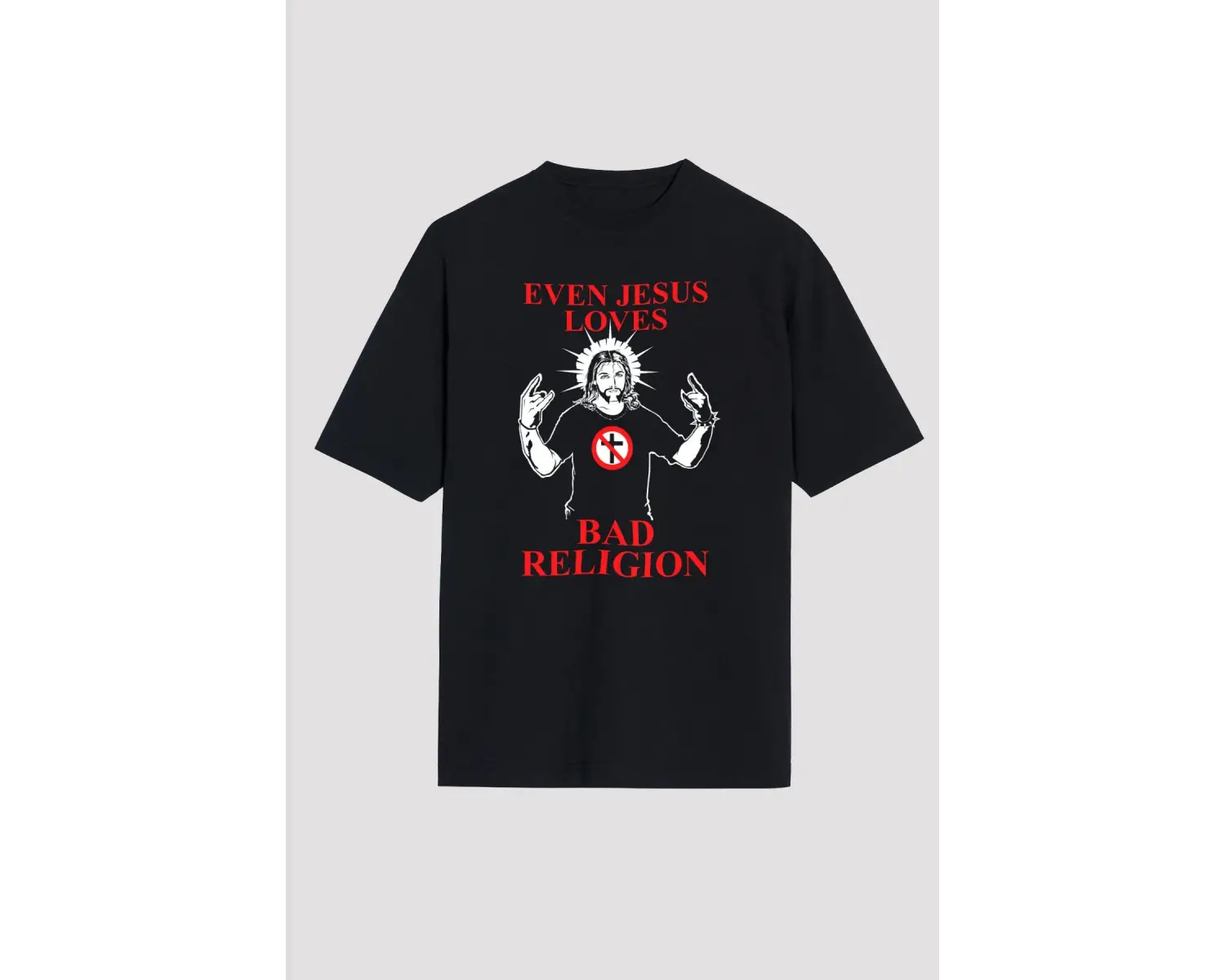 Bad Religion Siyah Unisex Oversize Tişört T-shirt