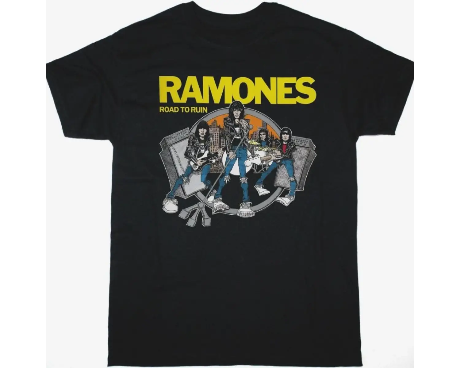 BARONESS LOGO NEW BLACK T-SHIRT ÖN BASKILI