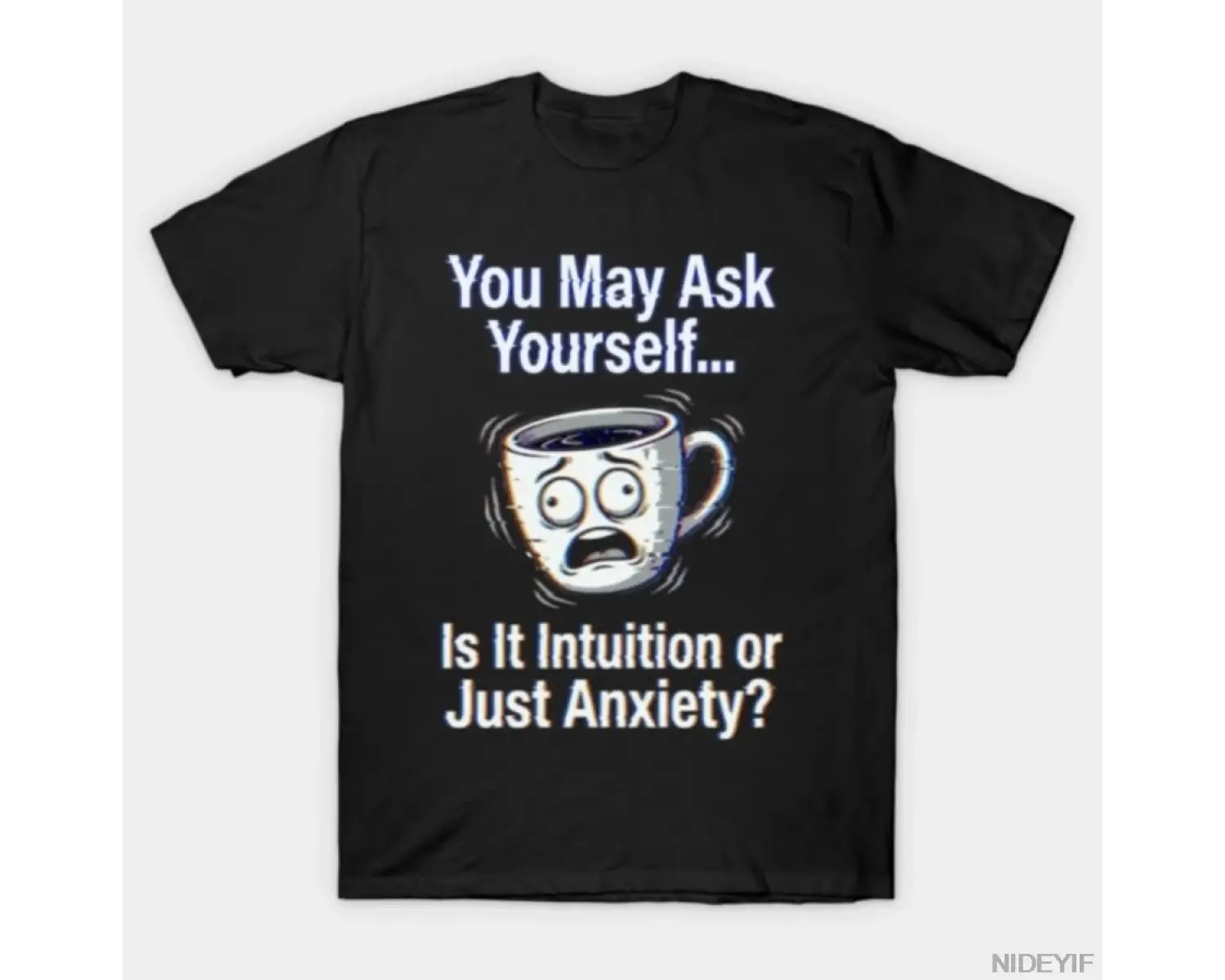 Başak duygusu mu yoksa sadece kaygı mı Komik Arıza Sanatı Erkek Kadın Tişörtü %100 Pamuklu Ti