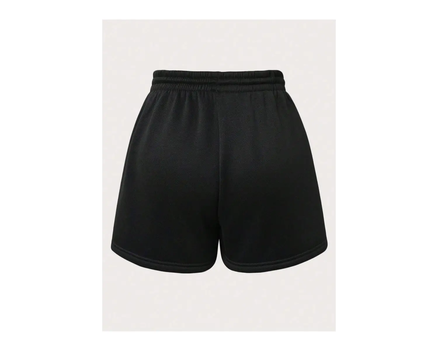 Basketball & Letter Graphic Drawstring Waist Şort