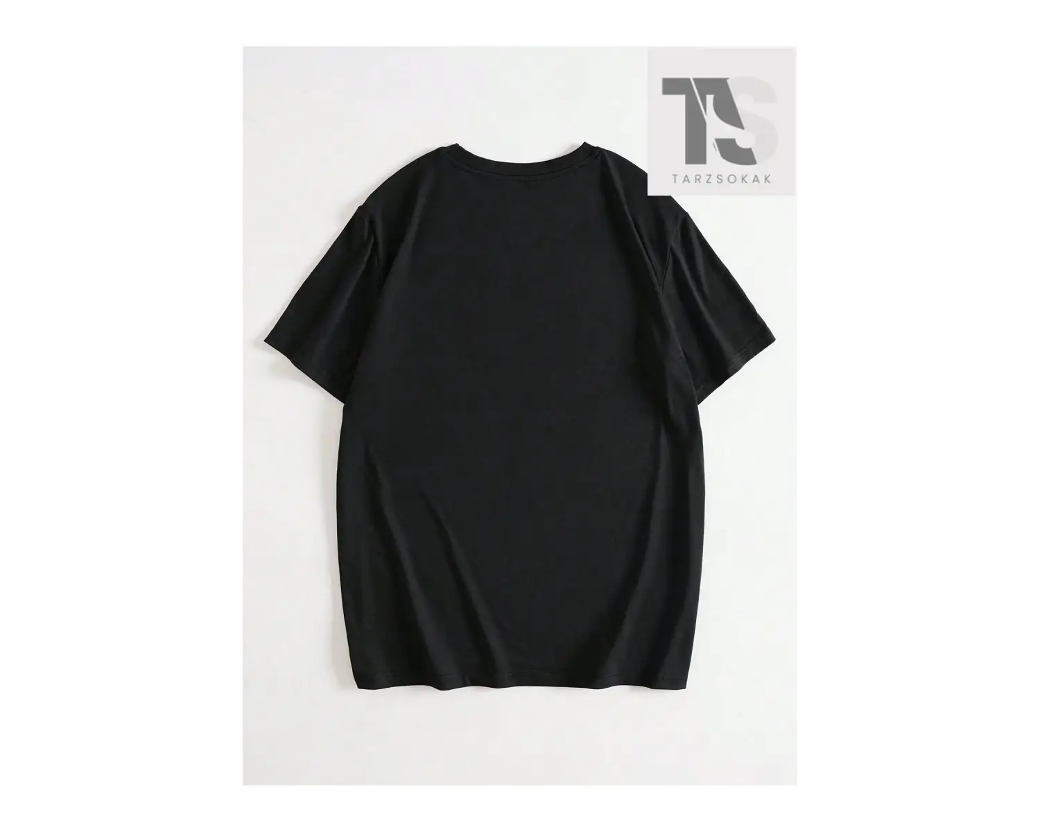 Baskılı Metin ve Karikatür Tasarımlı Kısa Kollu Erkek Tişört