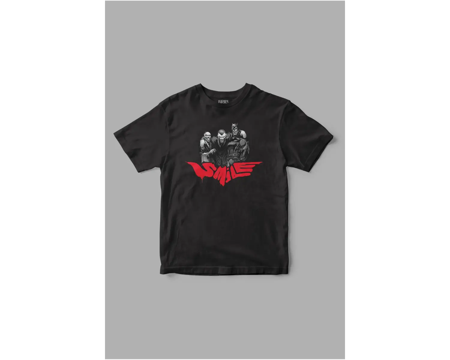 Batman & Joker Batsmile Baskılı Tişört