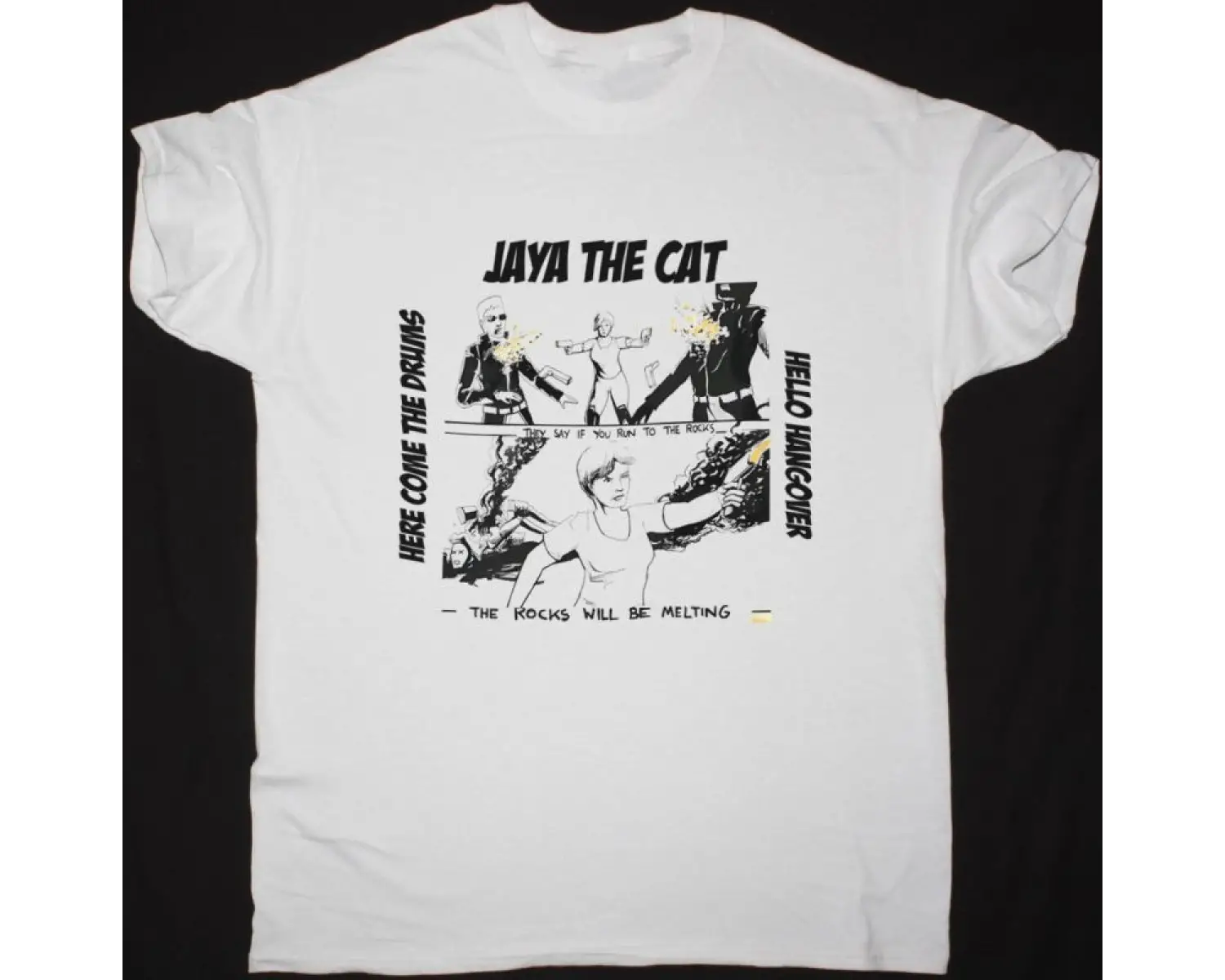 BAUHAUS VOULME ONE NEW WHITE T-SHIRT ÖN BASKILI