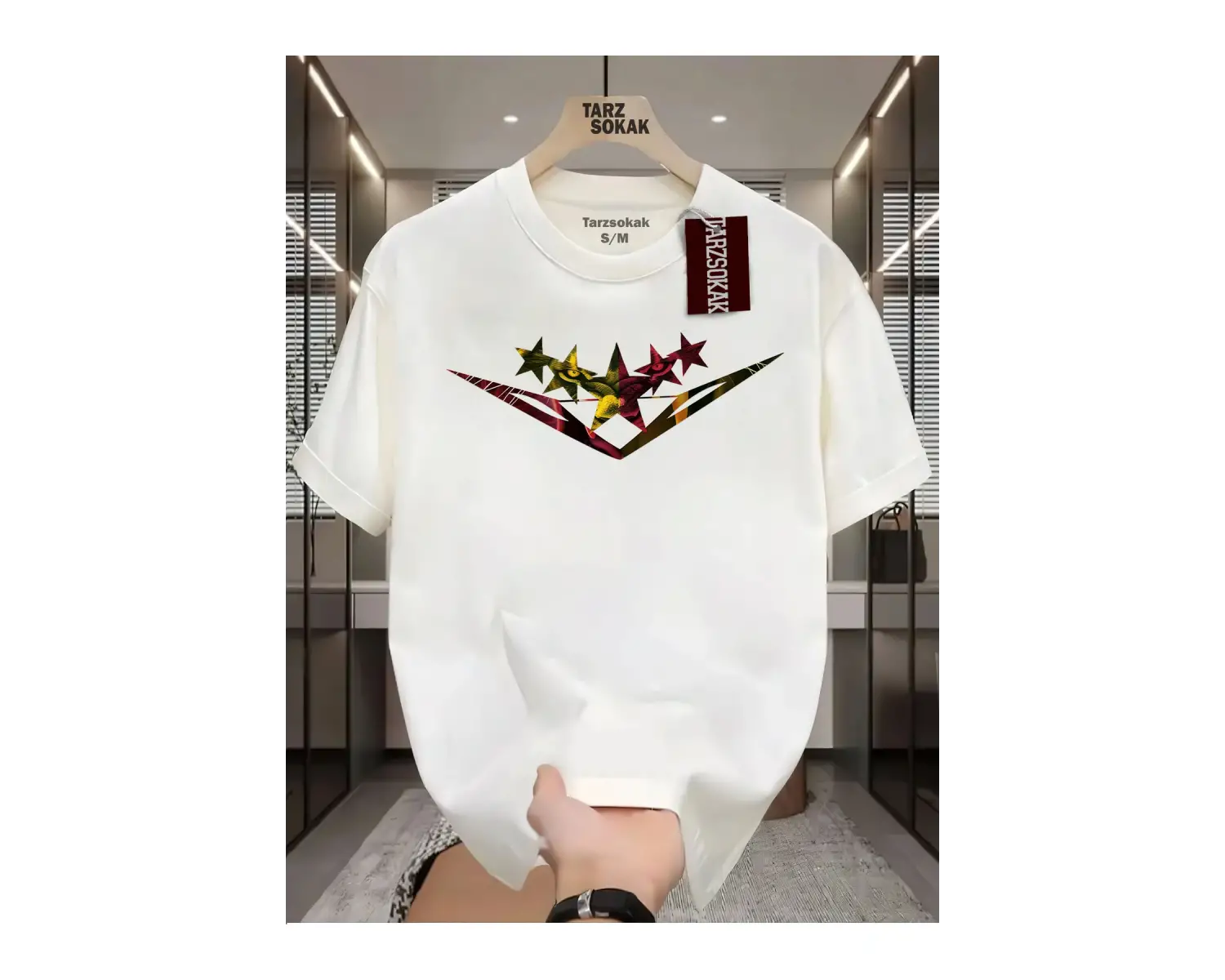 BAY/-ÇOCUK T-SHIRT 5 YILDIZLI 25 KUPALI MODELLERİMİZ KOD 8