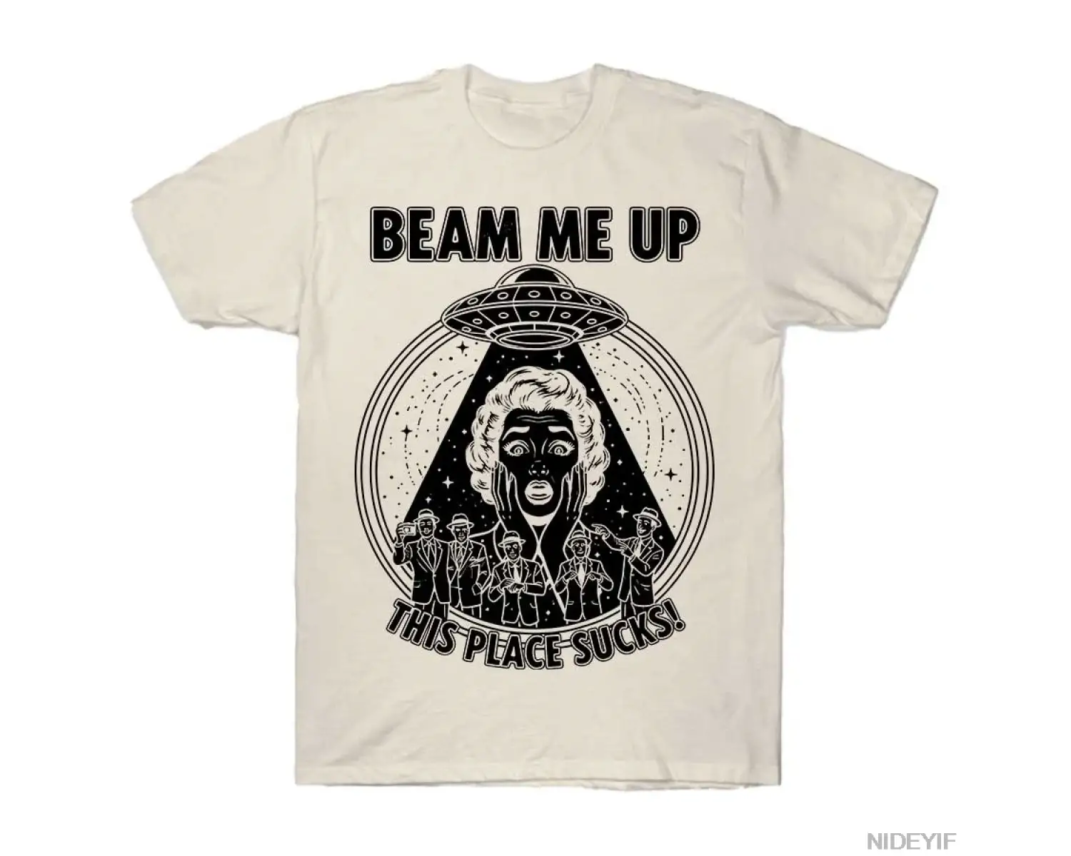 Beam me up Erkek Kadın Tişörtü %100 Pamuklu Tişörtler Kısa Kollu Üstler 1201-3