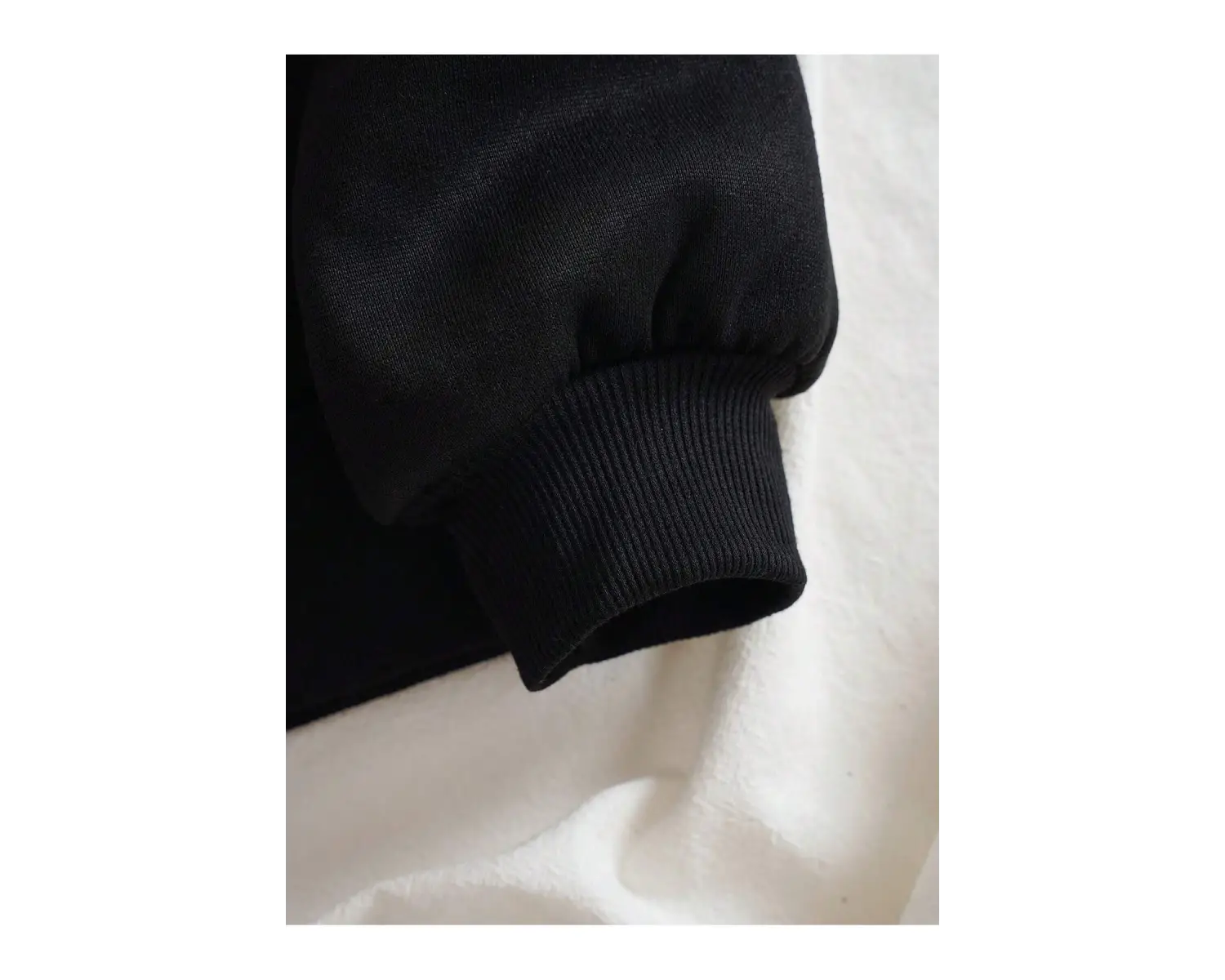 Bear And Heart Print Zip Up Lined Drawstring Hoodie Siyah