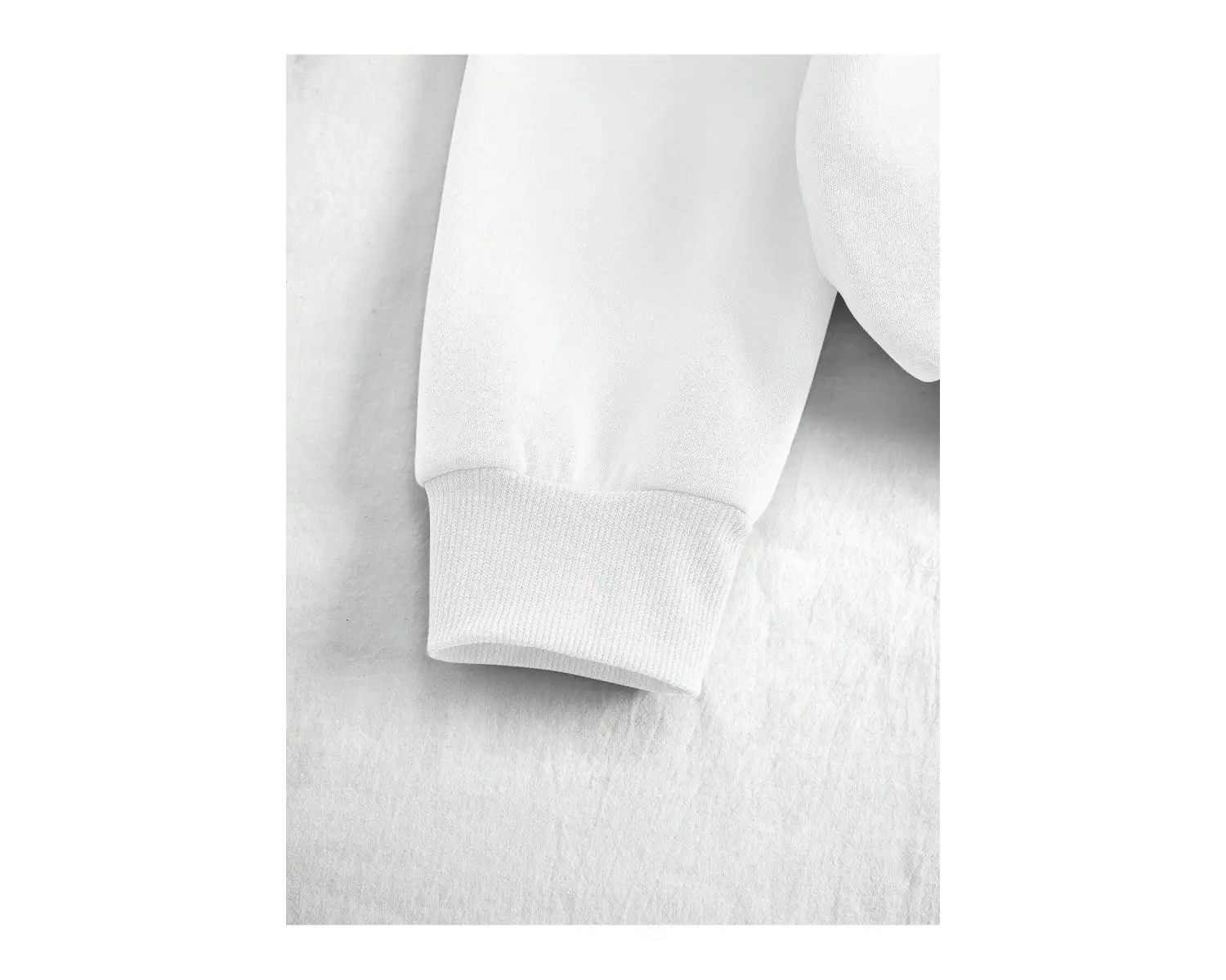 Bear & Letter Graphic Lined Sweatshirt Beyaz