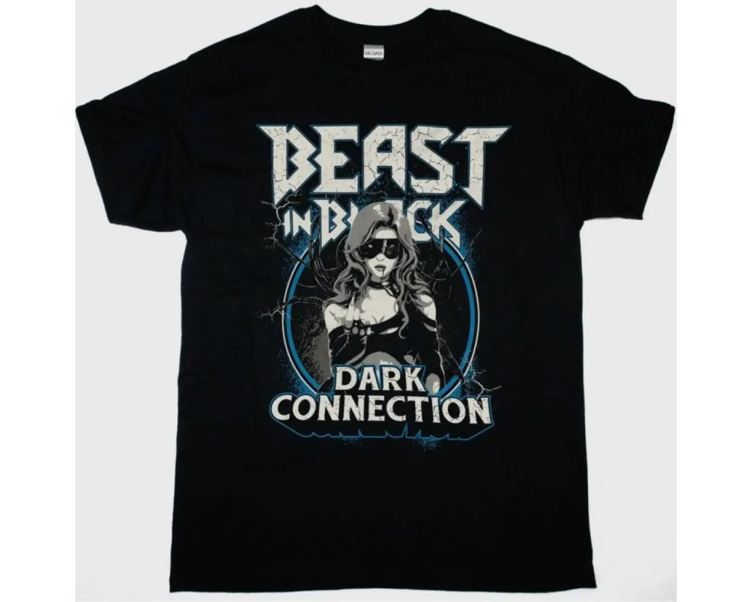 BEAST IN BLACK DARK CONNECTION GIRL NEW BLACK T-SHIRT