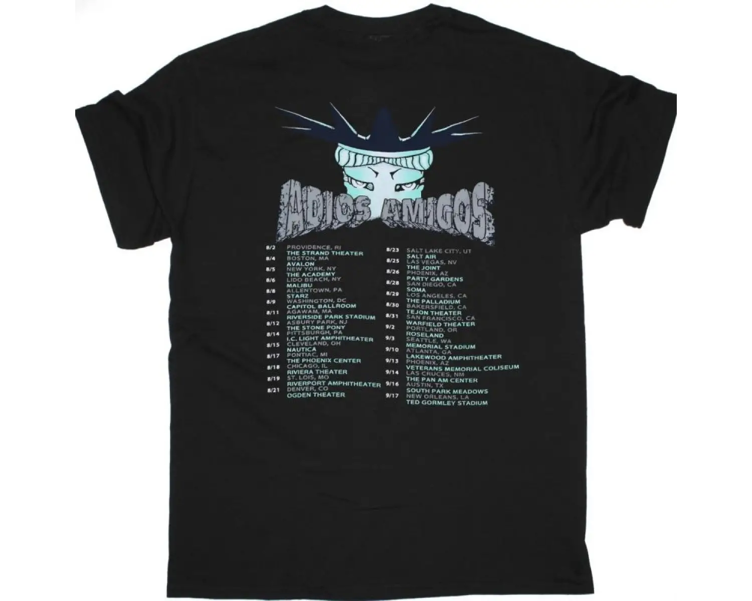 BEASTIE BOYS IN THE ROUND TOUR WHITE NEW WHITE T-SHIRT ÖN VE ARAKA BASKILI