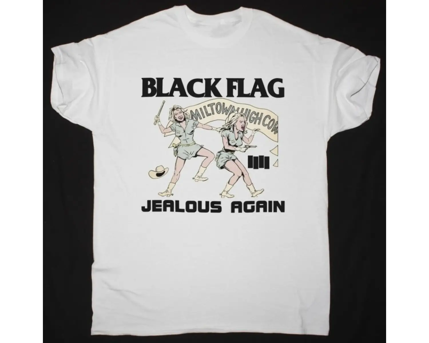 BEASTIE BOYS INTERGALACTIC NEW BLACK T-SHIRT ÖN BASKILI