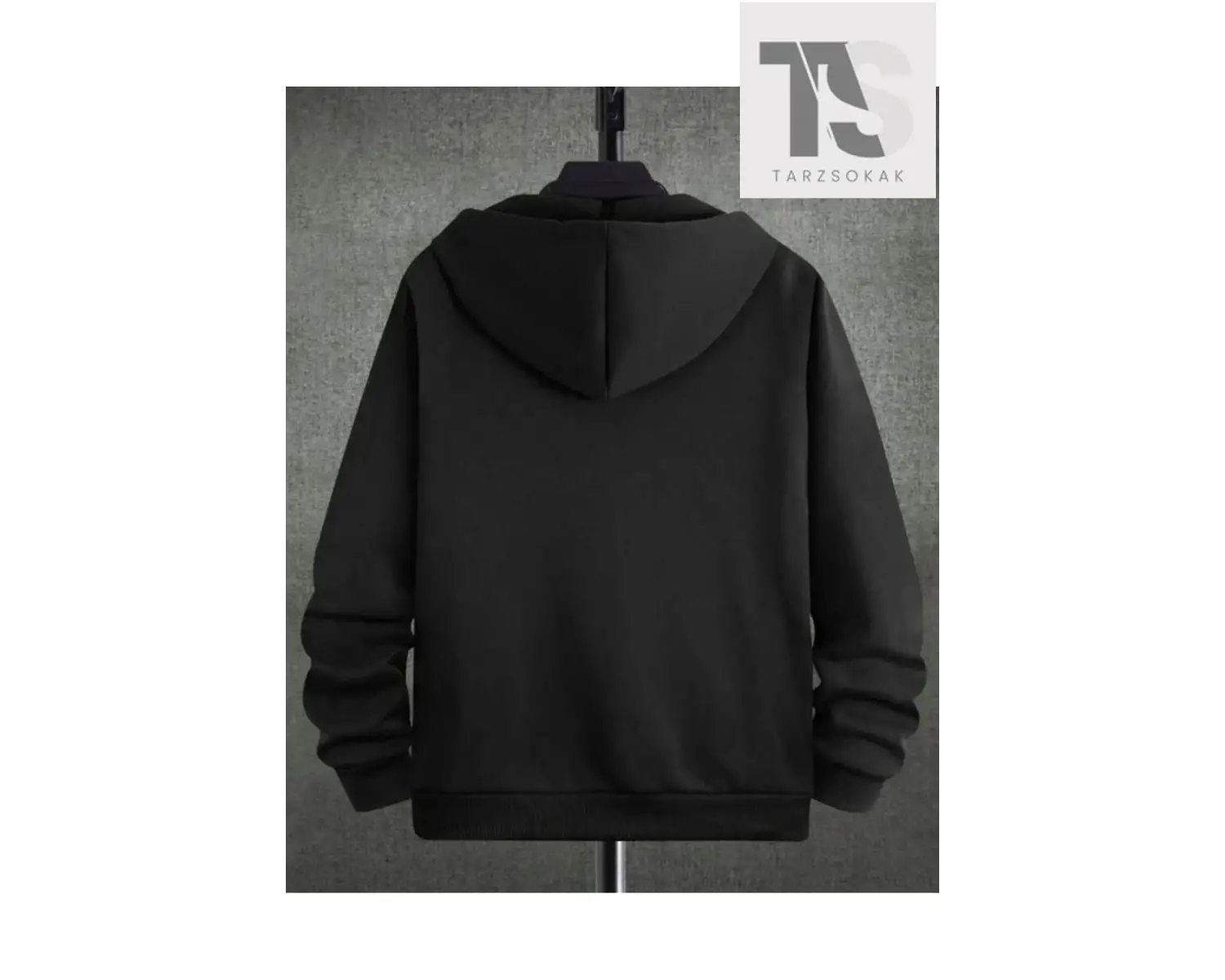 Believe Yourself Sweatshirt Fermuarlı Hırka Siyah