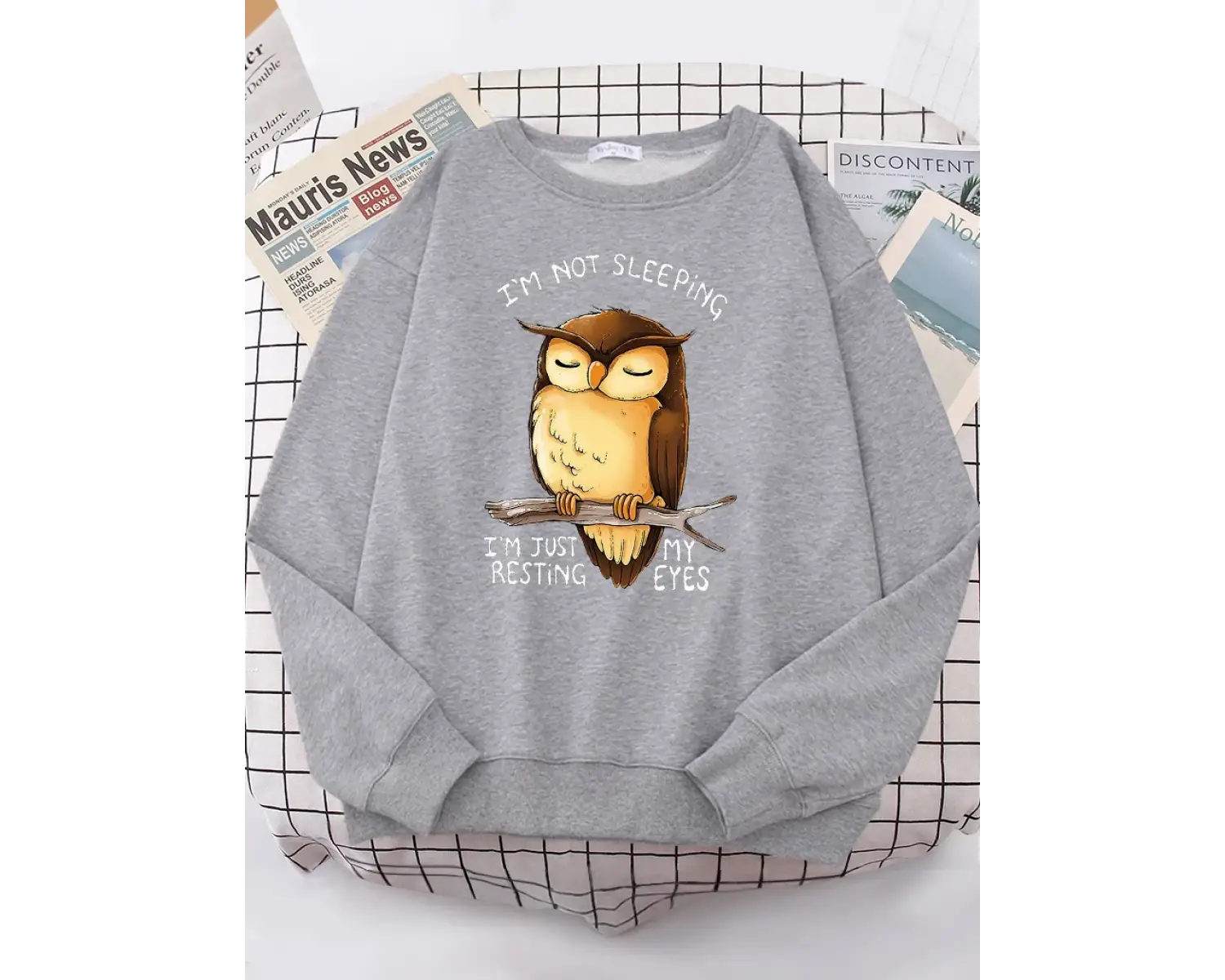 Ben sadece benim gözler dinlenme baykuş kadınlar Hoodie Harajuku polar Hoody moda bisiklet ya