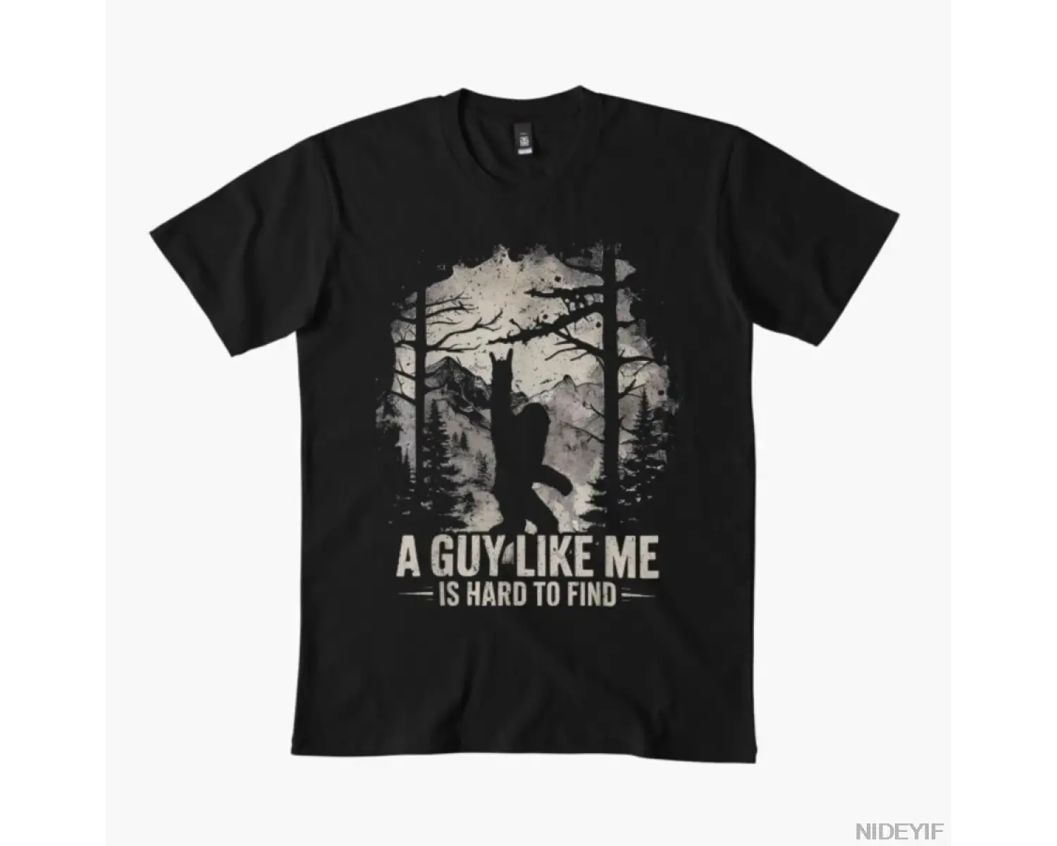 Benim Gibi Bir Adam Bulmak Zor Komik Bigfoot Tişörtü Erkekler Kadınlar İçin %100 Pamuklu Tişö