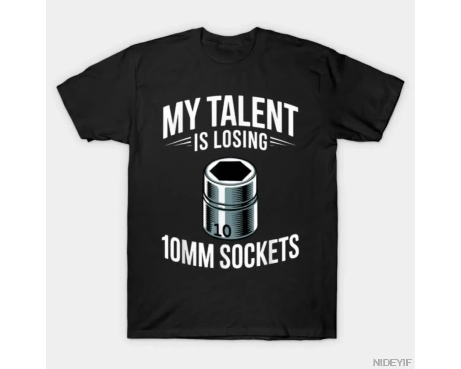 Benim Yeteneğim 10MM Lokma Anahtarları Kaybetmek Olan Araba Tutkunu Komik Tamirci Erkek Kadın