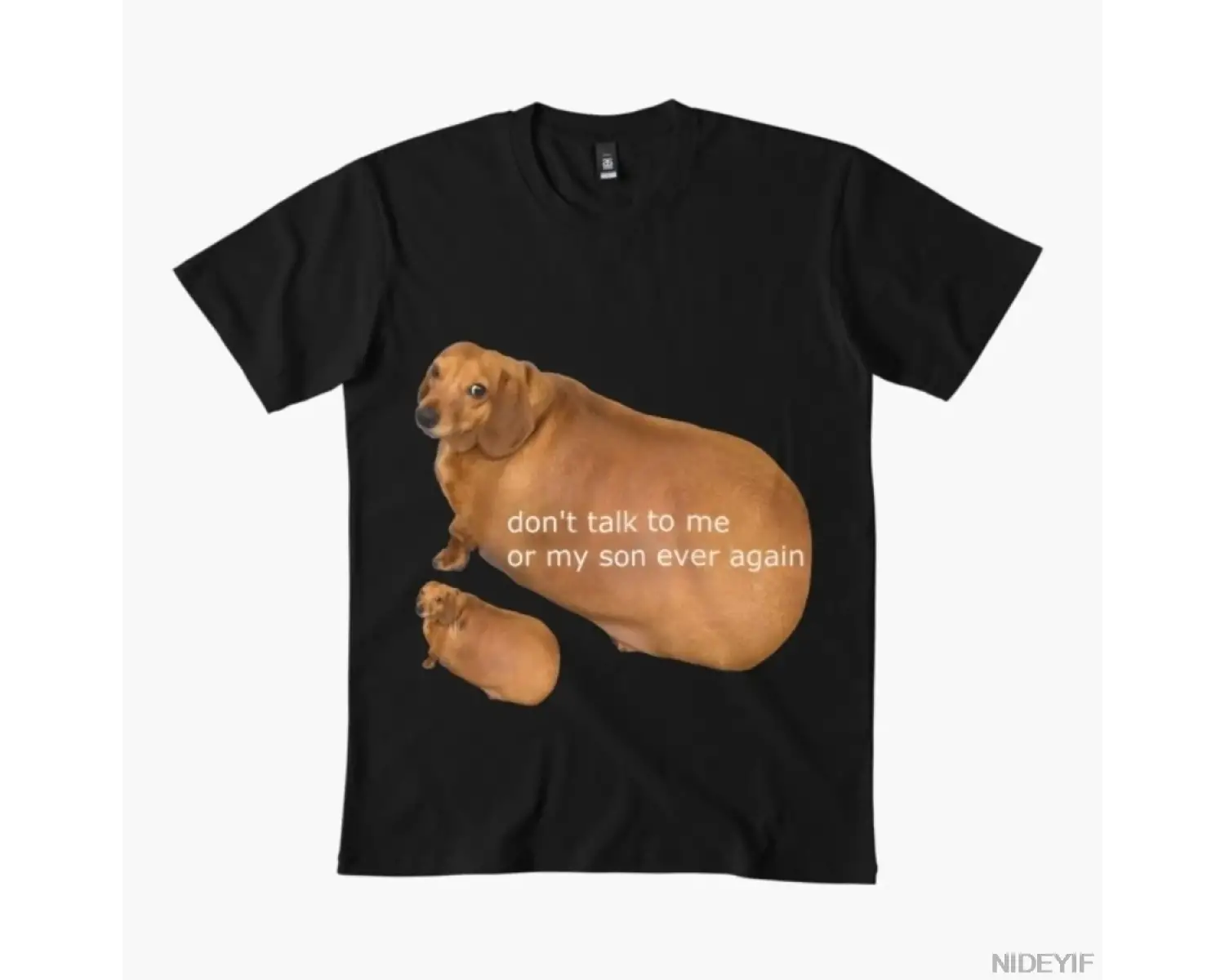 Benimle veya oğlumla asla konuşmayın erkekler ve kadınlar için tişört %100 pamuklu tişörtler
