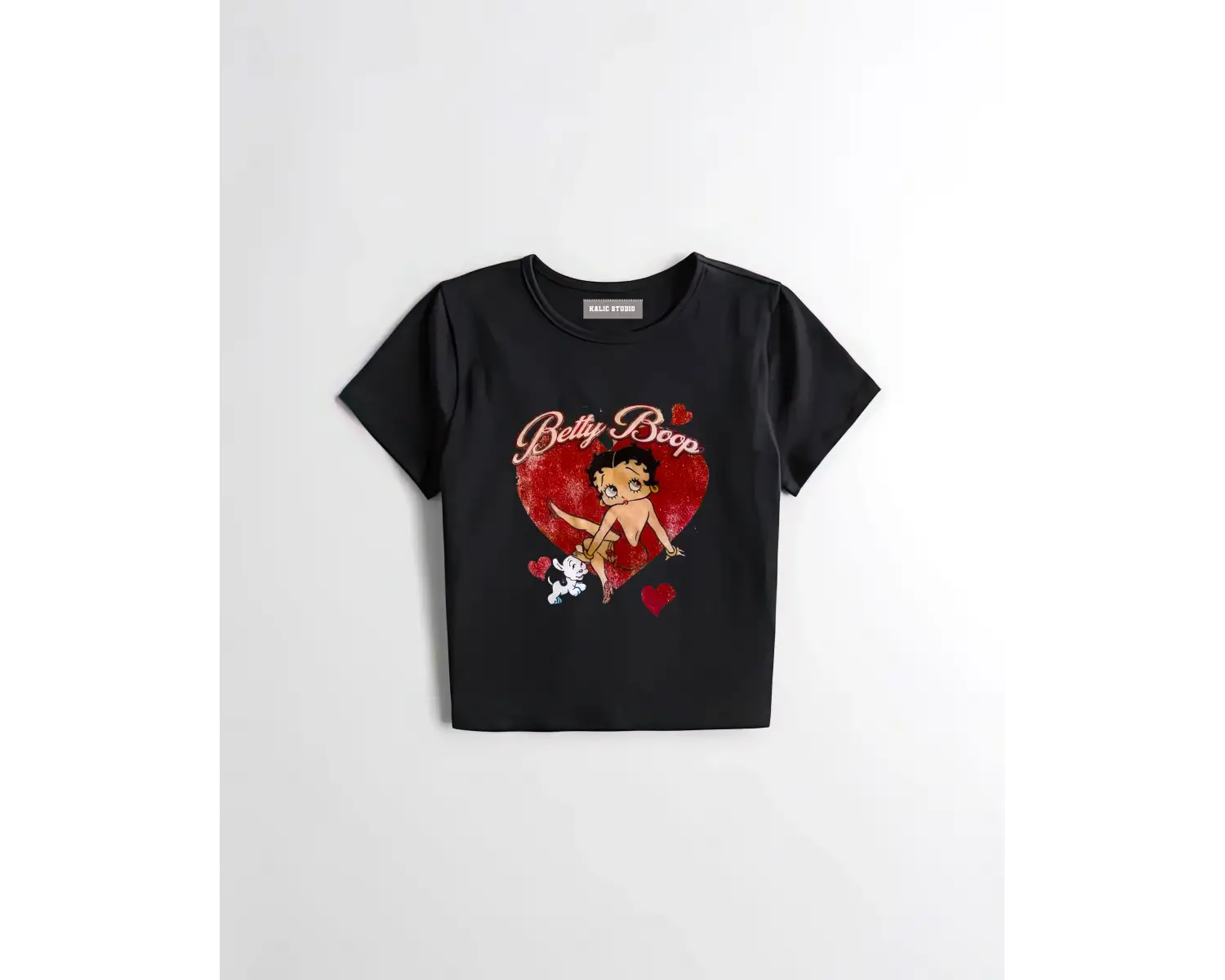 betty boop baby tee crop