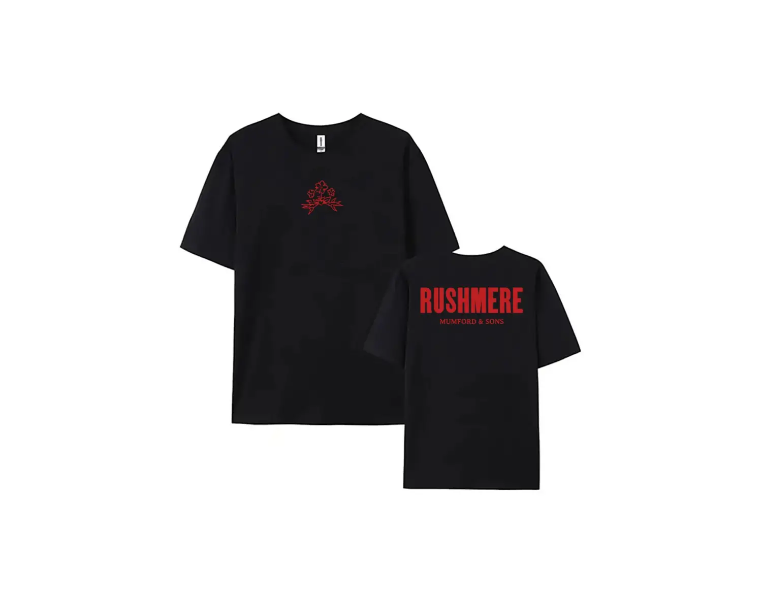 Beyaz Albümü RUSHMERE baskılı Halk Rock Grubu Mumford ve Sons Tshirt Tees Yaz Erk