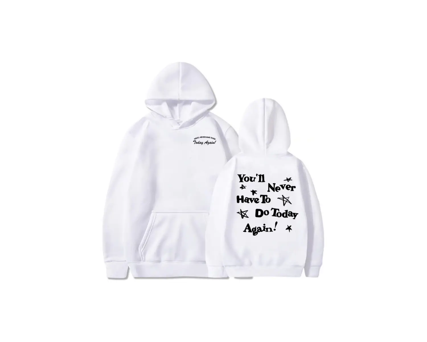 Beyaz Alex Warren Grafik Bugün Asla Yine Yapmayacağınız GünlükUzun Kollu