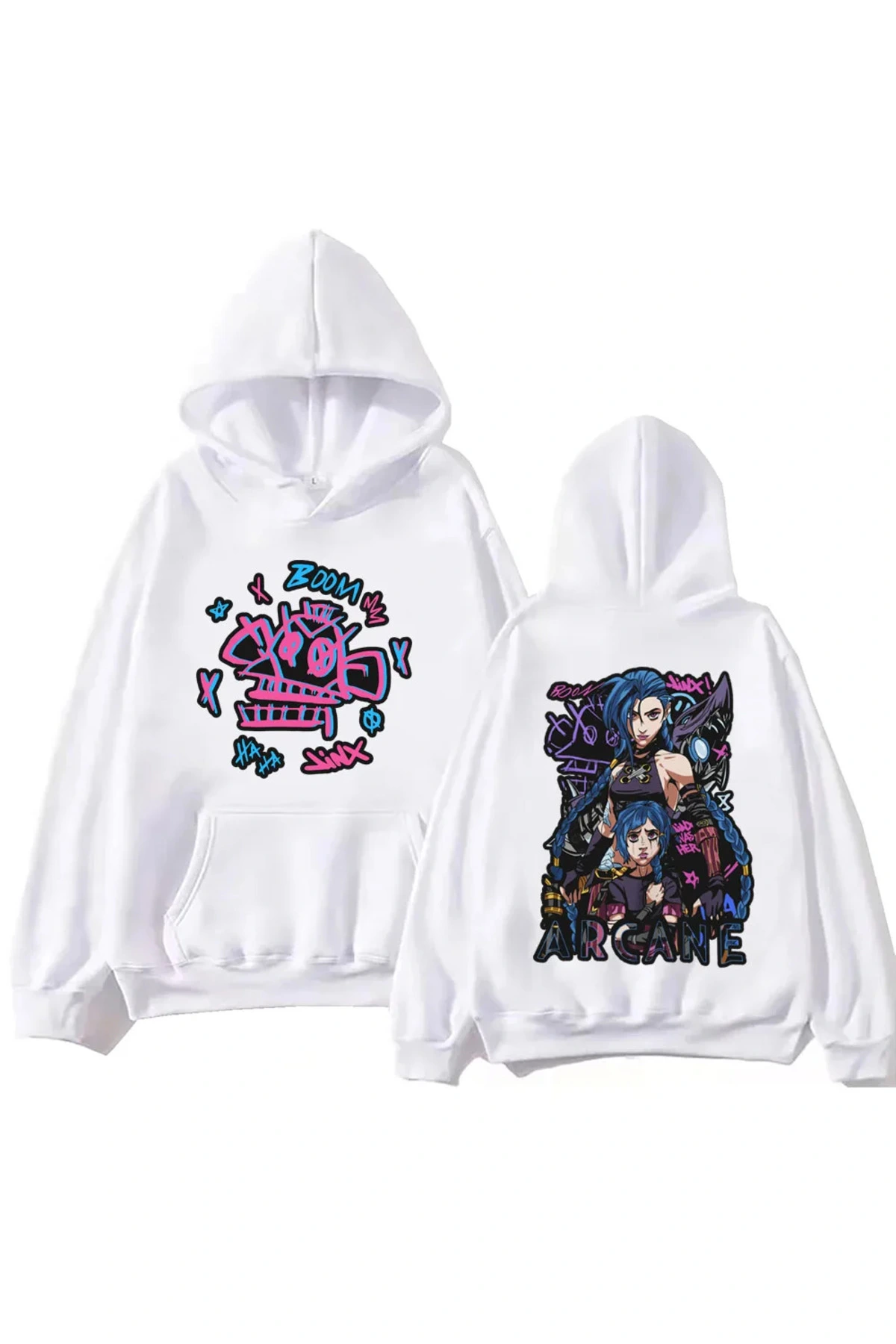 Beyaz Anime Arcane Harajuku