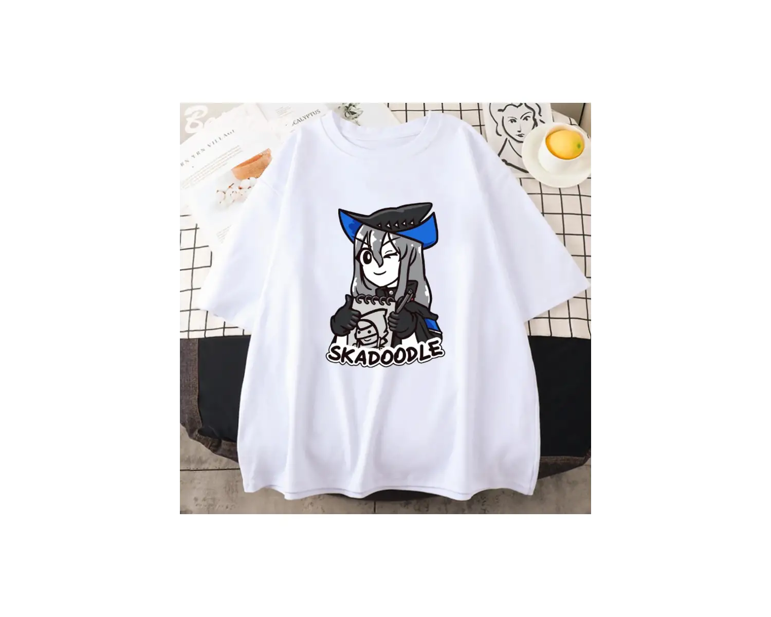 Beyaz Anime Arknights Pramanix Siege sessizlik Skadi oyunu Cosplay Unisex saf le