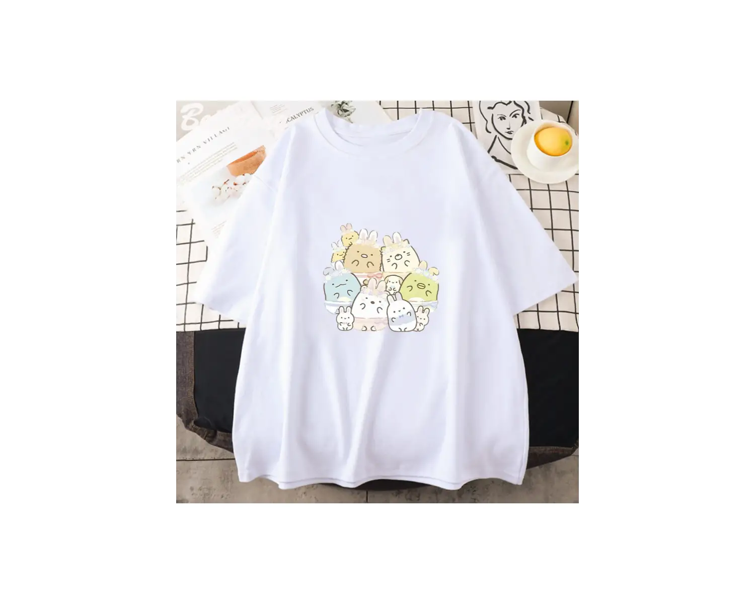 Beyaz Anime Sumikko Gurashi Yaz Öğrenci