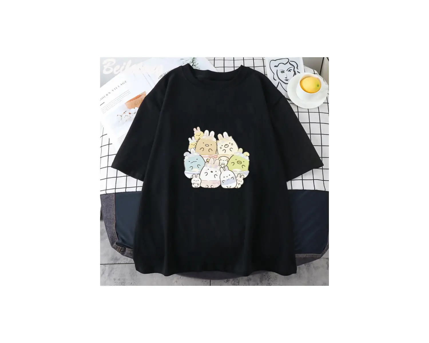 Beyaz Anime Sumikko Gurashi Yaz Öğrenci