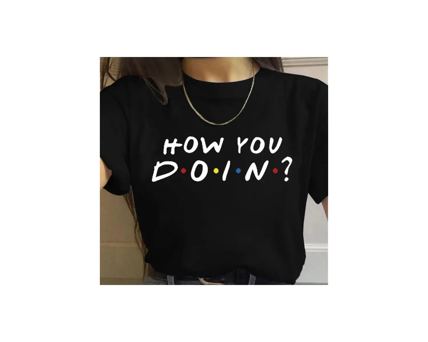 Beyaz Arkadaşlar TV Gösterisi harajuku Ullzang Karikatür Baskı 90s Grafi