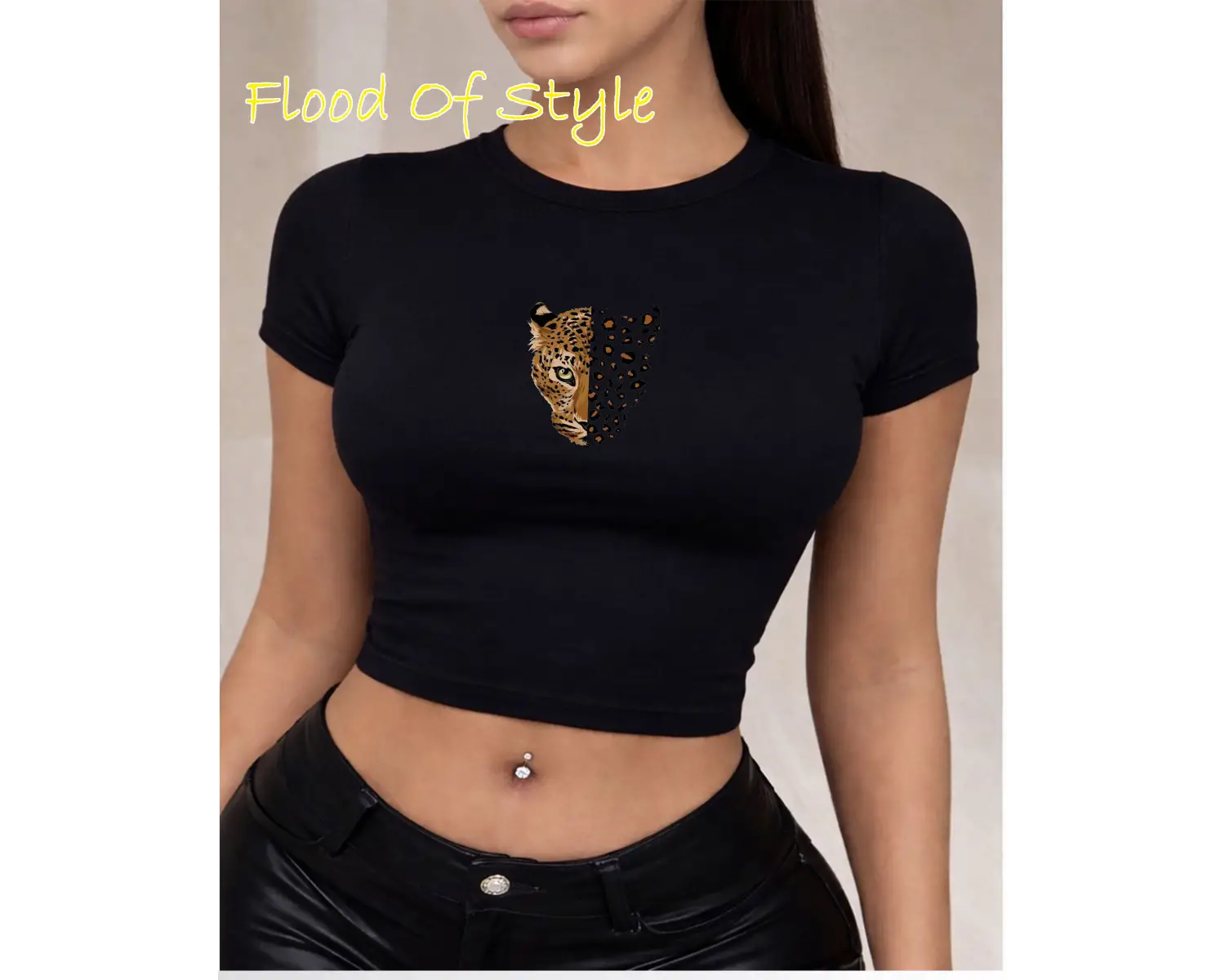 Beyaz Babby Tee aslan Özel tasarım