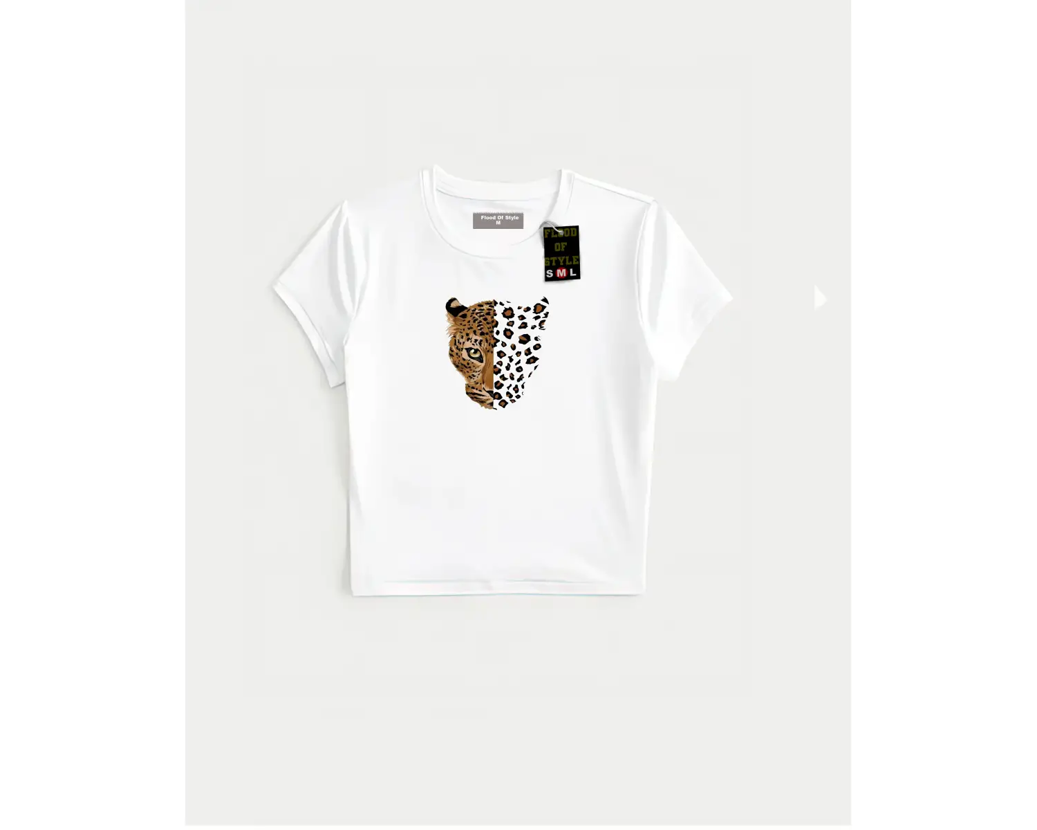 Beyaz Babby Tee aslan Özel tasarım