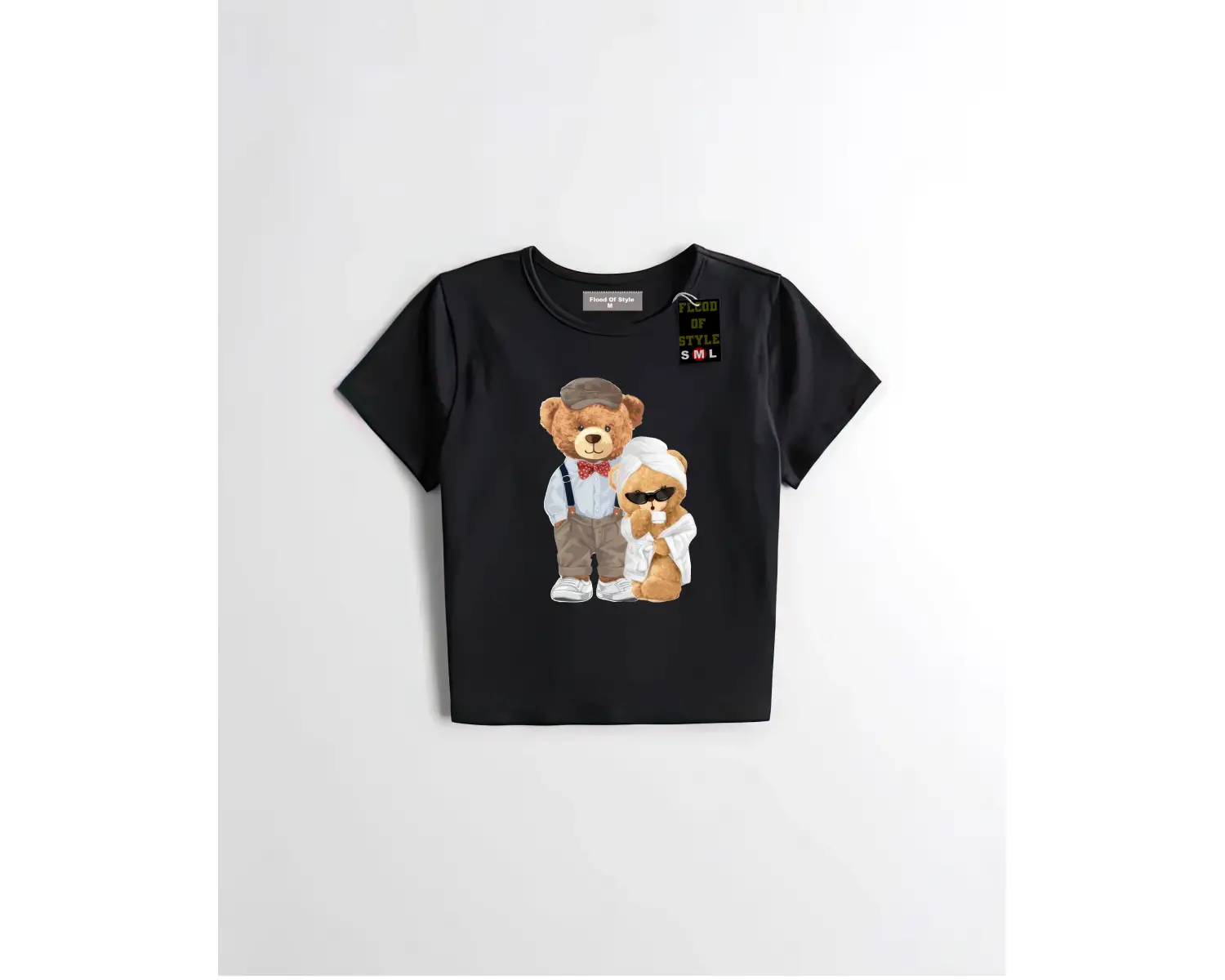 Beyaz Babby Tee ayıcık bornoz Özel tasarım