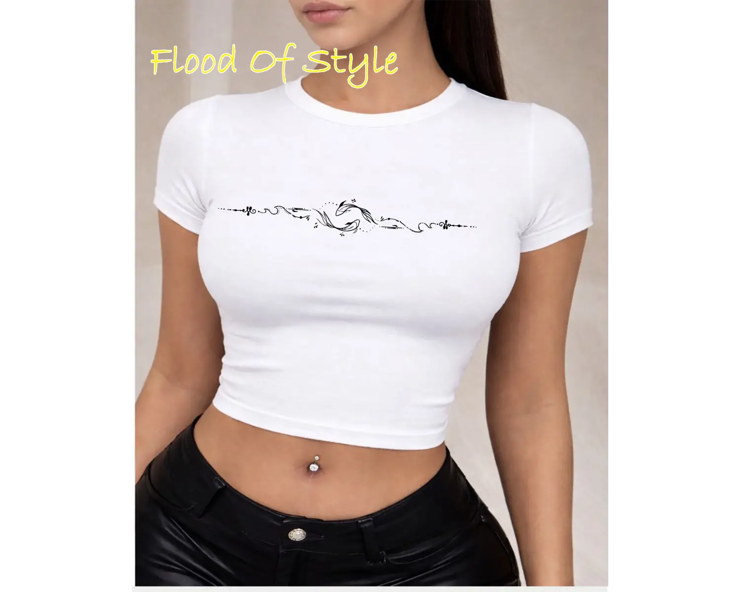 Beyaz Babby Tee balıklar Özel tasarım