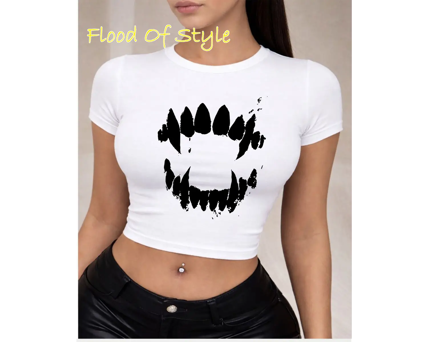 Beyaz Babby Tee diş Özel tasarım