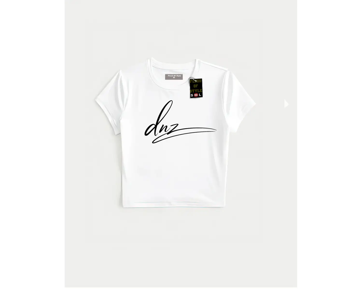 Beyaz Babby Tee dnz minimal Özel tasarım