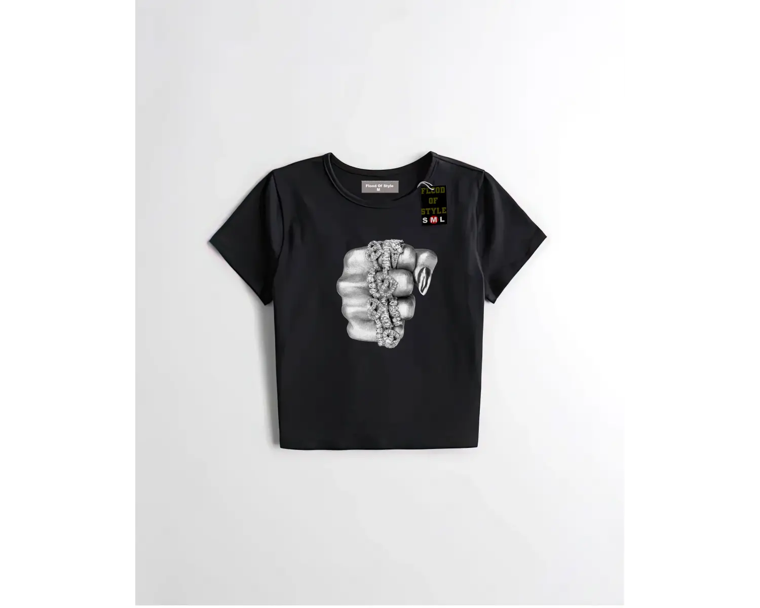 Beyaz Babby Tee el yüzük Özel tasarım