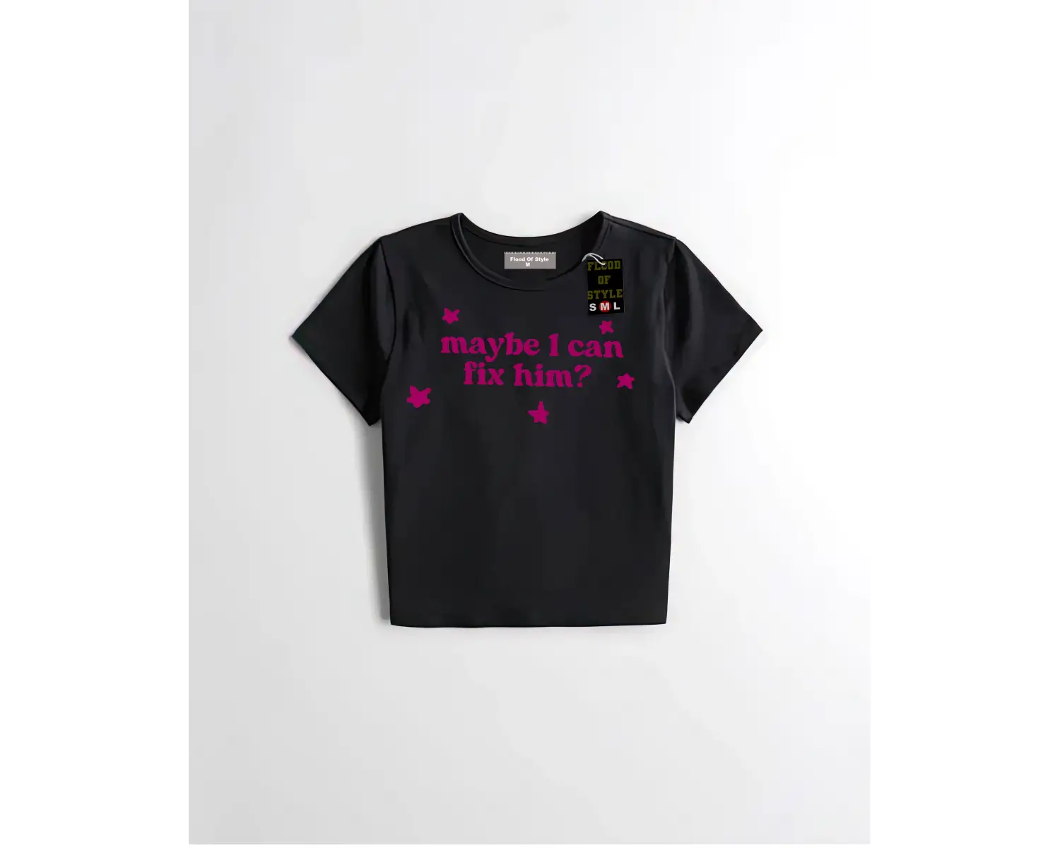 Beyaz Babby Tee fixhim Özel tasarım