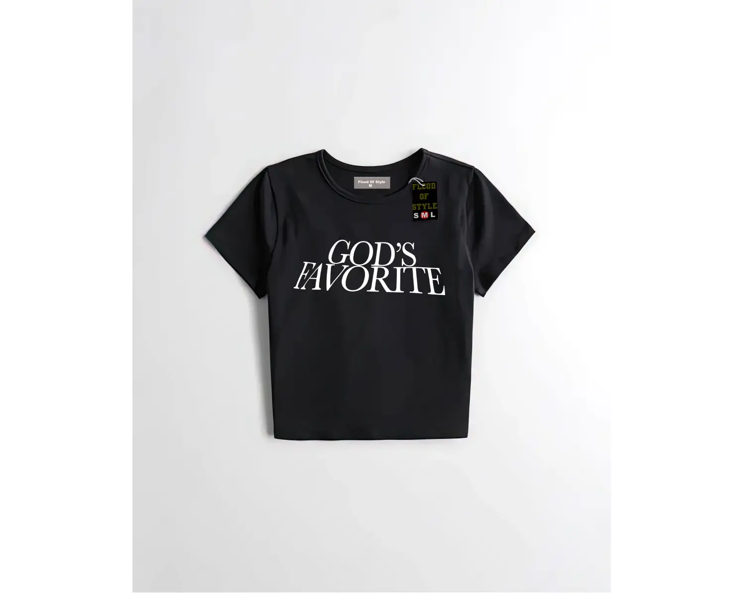 Beyaz Babby Tee gods favorıte Özel tasarım