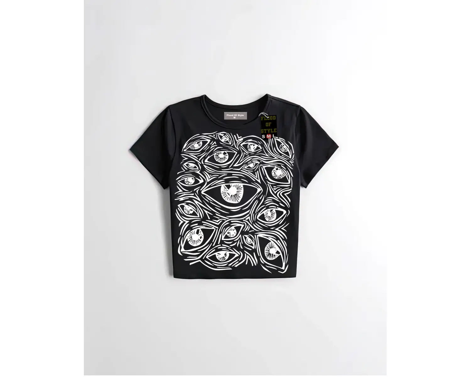 Beyaz Babby Tee gözler Özel tasarım