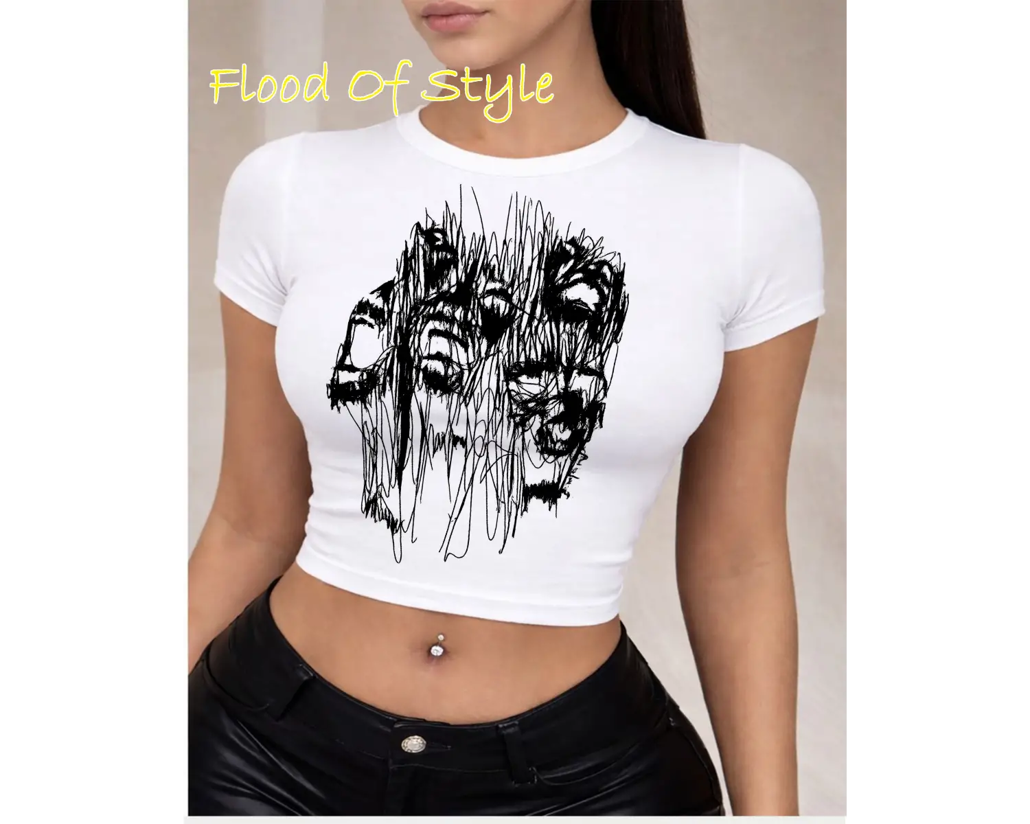 Beyaz Babby Tee hayaletyüzler Özel tasarım