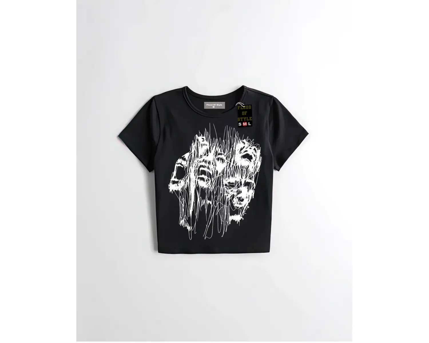 Beyaz Babby Tee hayaletyüzler Özel tasarım