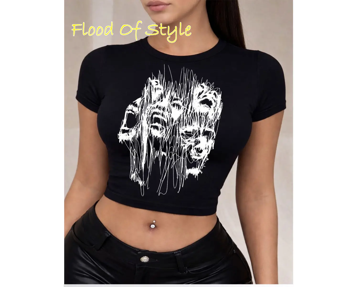 Beyaz Babby Tee hayaletyüzler Özel tasarım